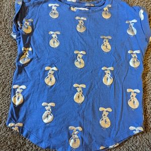 Gap/WB Tweety Bird Folded Sleeve Tee Sz 6-7